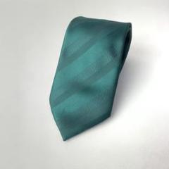 1132 SIMPLE PHRASE CRAVAT ストライプ　ネクタイ　緑