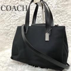 【未使用級】 COACH コーチ ショルダーバッグ ナイロン 黒 ミニポーチ付き 2025年最新】コーチ ショルダー ナイロンの人気アイテム - メルカリ