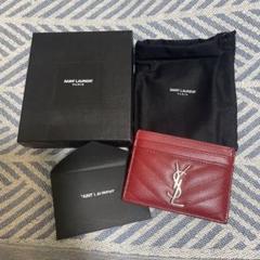 SAINT LAURENT レッドカードケース