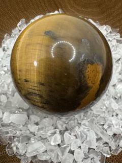 タイガーアイ スフィア 5.8cm 【金運・仕事運・厄除け・天然石】