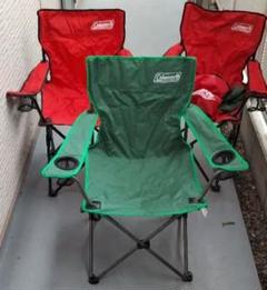 Coleman 折りたたみチェア 緑 赤 3脚セット m39981384815_1.jpg?1748498017