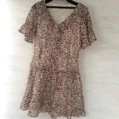 ★美品★シャーロットロンソン☆シルクタックミニワンピース ピンク Ｓ～Ｍ ☆美品☆シャーロットロンソン☆シルクタックミニワンピース