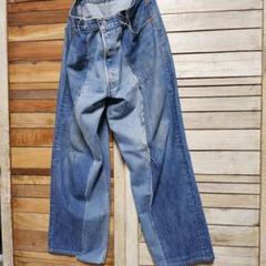 OLDPARK バギージーンズ BL Sサイズ BEAMS（ビームス）OLD PARK / BAGGY SHORTS（パンツ ショート
