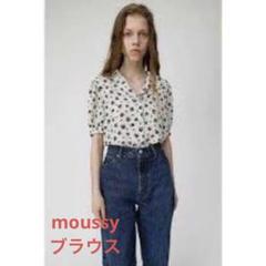 MOUSSY マウジー GATHER FLOWER ブラウス ホワイト MOUSSY | GATHER FLOWER ブラウス (シャツ・ブラウス ) |SHEL