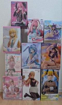 【キコル/アルベド/海夢/メダカ他】プライズフィギュア10体セットまとめ売り