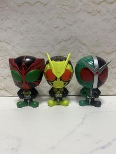 仮面ライダーW 仮面ライダーゼロワン 仮面ライダーオーズ ガチャガチャ3体セット