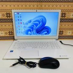 Y598 TOSHIBAノートパソコンWEBカメラSSDサクサクWindow11
