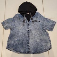 フード付きデニムシャツ #RICCARICCA