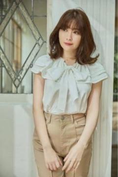 シャツ+ブラウス(半袖+袖なし) Her lip to - herlipto Floral Lace Ruffled Top 1676682000.jpg?1672389783