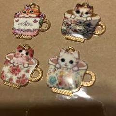猫ちゃんカフェチャーム4個