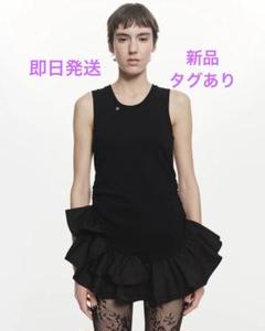 Bibiy. IRIS RUFFLE TOP フリルタンクトップワンピース 新品 bibiy IRIS RUFFLE TOP フリル タンクトップ ブラック