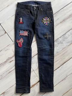 Roen スキニー デニムパンツ ワッペン ジーンズ