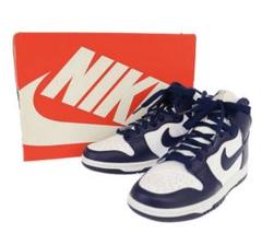【美品】ナイキ　ダンク ハイ パンダ NIKE DUNK HI ネイビー