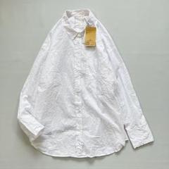 BEARDSLEY - BEARDSLEY 2Way ワッシャーシャツ　カシュクールブラウス　白シャツ BEARDSLEY 2Way ワッシャーシャツ カシュクールブラウス 白