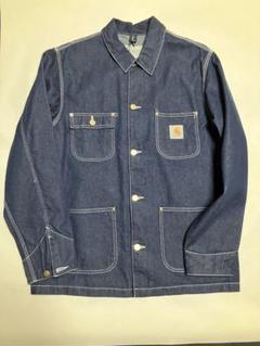 M Carhartt wip チョアコート　デニムジャケット Carharttを使ったワーク系アメカジコーデを組んでみました