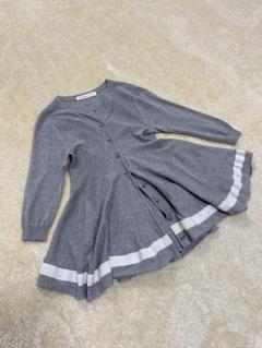 sacai luck ニットコート　サイズ1 sacai luck 】1号グレー ニットカーディガン12SSLU367 - メルカリ