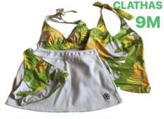 CLATHAS 4点セット ビキニ タンクトップ スカート 花柄 9号