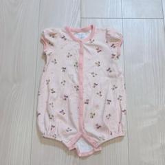 Ralph Lauren ピンク チェック柄ロンパース