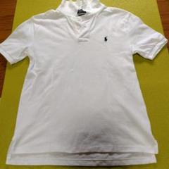 Polo Ralph Lauren ホワイトポロシャツ M (10-12)