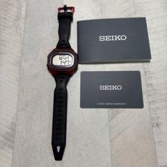 SEIKO ソーラー デジタル腕時計 20BAR 防水 腕時計 電波ソーラー腕時計 メンズ 防水 ソーラー ブラック