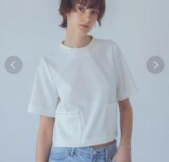 ツルバイマリコオイカワ　Ibis 半袖　ブラウス　Tシャツ　ホワイト　34 TSURU by Mariko Oikawa ブラウス シャツ 「Tsuru Oikawa/ツル