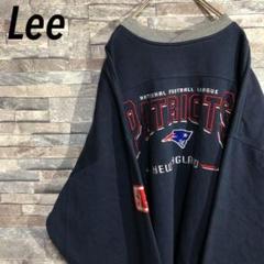 ビッグサイズ Lee nfl ペイトリオッツ スウェット トレーナー Vネック