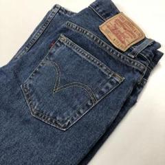 Levi's 505 W34L30 ストレートデニム インディゴブルー M