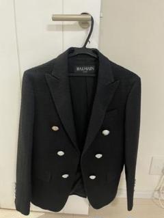 美品 BALMAIN 銀ボタン ダブル テーラードジャケット ブレザー 46 M 楽天市場】BALMAIN バルマン 【国内正規☆】コットン混 シルバー