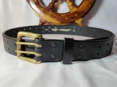 【極美品】TORY LEATHER　USA製　高級ブライドルレザーベルト 正規品 極美品】【極厚革】USA製 TORY 高級ブライドルレザーベルト