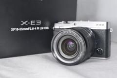 綺麗な展示品☆FUJIFILM X-E3 レンズキット シルバー 1年保証