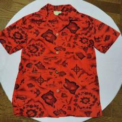 希少　アロハシャツ　ハワイ　60s 70s ウイマイカイ　コットン　カハラ