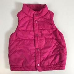 子供服 80㎝ UNIQLO ユニクロ ダウンべスト ピンク F1A268