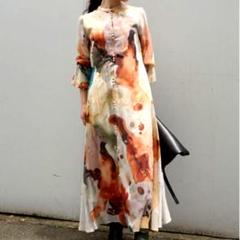 ★美品★ アメリヴィンテージ　 インクアートドレス　結婚式 Ameri VINTAGE - AMERI インクアートドレスの通販 by vanilla's