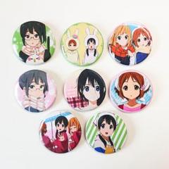 たまこまーけっと たまこラブストーリー 缶バッジ 8点セット まとめ売り たまこまーけっと たまこラブストーリー 缶バッジ 8点セット
