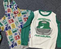 はやぶさ パーカーとTシャツセット 120センチ　プラレール・乗り物好きに