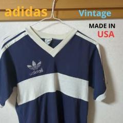 adidasリンガーTシャツヴィンテージ　スリーストライプス古着あいみょん着用