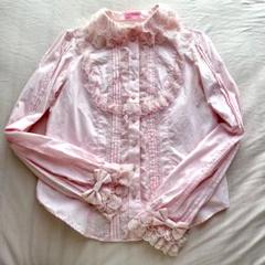 ま*ん様 Angelic Prettyピンタック2段レース長袖ブラウス　ピンク Angelic Pretty（プリティー）の古着 ロリィタ美品！ (Page 8)