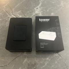 tower 山﨑実業　ウェットシートホルダー　ブラック