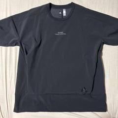 アディダス ウーブンシャツ/Tシャツ 半袖 Lサイズ ブラック