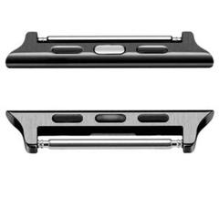 Apple Watchバンドアダプター 42mm ブラック ストラップ交換金具