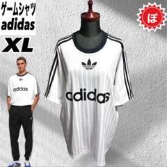 ✅adidas アディダス サッカー ゲームシャツ XL 白 常田
