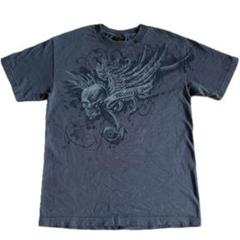 archive tシャツ スカル　骸骨　ドクロ　Y2K 00s sk8 フェード