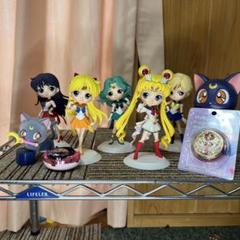 Qposket セーラームーン フィギュア14体＆ルナ ぬいぐるみセット