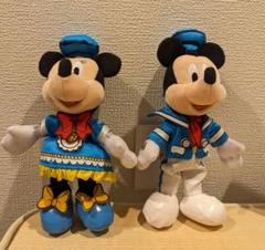 ディズニー クワッキーダックシティ ミッキー ミニー ぬいぐるみバッジ セット ディズニー パルパルーザ クワッキーダックシティ ミッキー