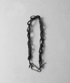 NULABEL ウォレットチェーン NULABEL/ニューレーベル】NATURAL DYED NYLONROPE CARABINER 01