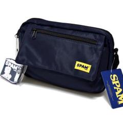 新品 SPAM ショルダーバッグ ナイロン ネイビー スパム 紺 ポーチのサムネイル