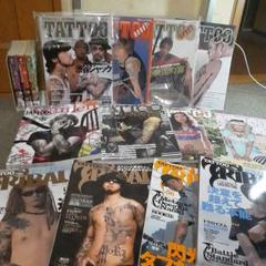 TATTOO 雑誌　3冊セット2 タトゥーバースト・タトゥートライバル 3冊 SADS 後ろ 二冊