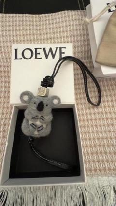 【美品】LOEWE ロエベ コアラ チャーム キーホルダー フェルト アニマル 美品】LOEWE ロエベ コアラ チャーム キーホルダー フェルト