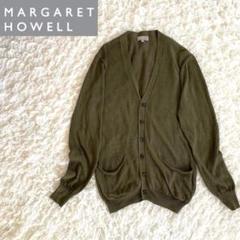 MHL. マーガレットハウエル カーディガン M コットン100 マーガレット・ハウエル MARGARET HOWELL FINE LINEN COTTON