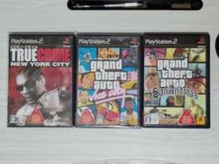 【ps2】GTA VC、 SA　、トゥルークライム（送料込み）